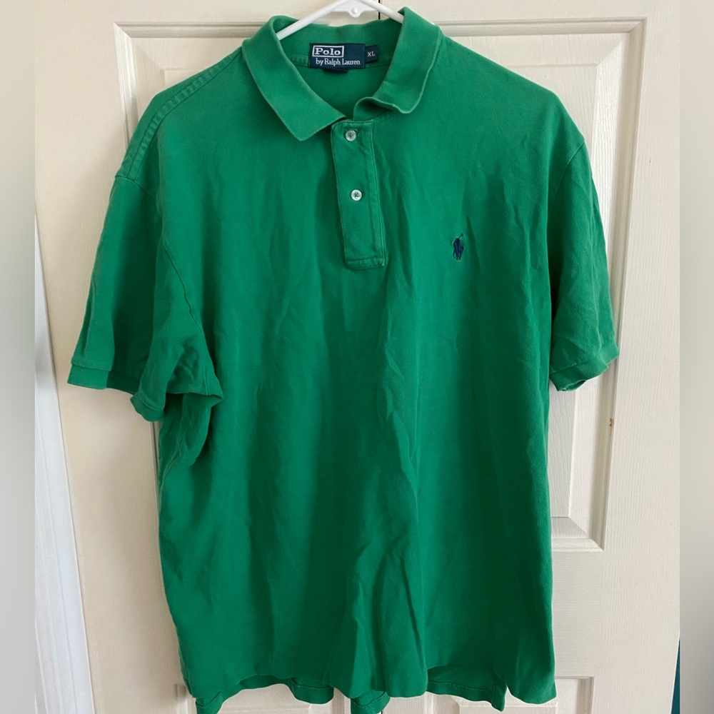 Kelly green Polo by Ralph Lauren MENS, XL